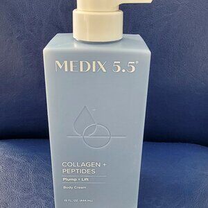 Medix 5.5 Body Cream Plump Lift Collagen and Peptides New Large